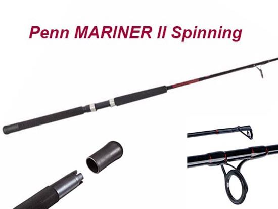 PENN Mariner II 6'. Nearshore/Offshore Boat 1 Spinning Fishing Rod