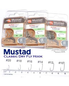 Mustad Alpha Point Classic Dry Fly Hook