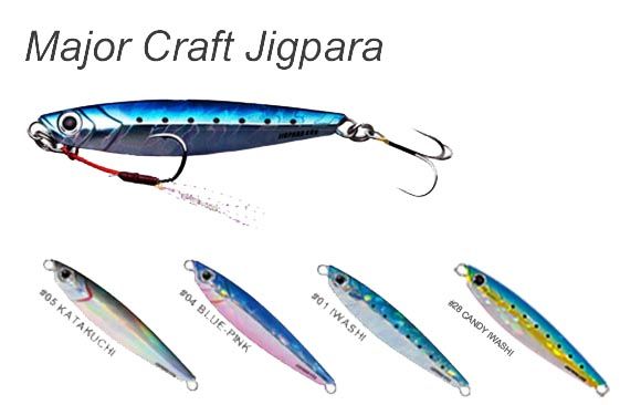 Leurre Major Craft Jigpara Short JPS-20L – 20g, Coulant, Pour Mer, Neuf