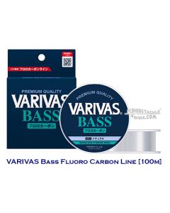VARIVAS Bass Fluorocarbon 100m Line [6Lb / 8LB / 10LB / 12Lb]