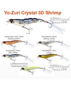 Yo-Zuri CRYSTAL 3D SHRIMP 70mm / 90mm Hard Lures
