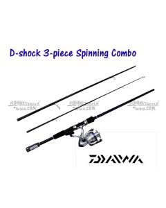 Daiwa D-SHOCK 7ft / 3 pcs Spinning Combo