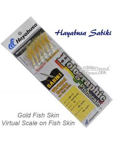 Hayabusa Sabiki Rig - Gold Fish Skin