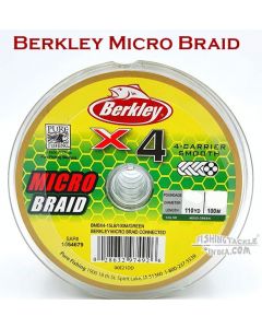 Berkley MICROBRAID X4 Lines(20LB / 30LB/ 40LB / 50LB)