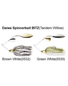 Daiwa BITZ Tandem Willow 1/4oz Spinner Baits
