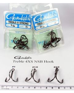 Gamakatsu 4XS NSB 2, 6 Treble hooks