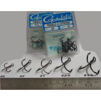 Gamakatsu 4XS NSB Size 6, 2, 1, 2/0, 3/0 Treble hooks