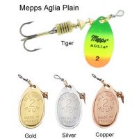 Mepps Aglia Plain Spinners (Sizes 0/1/2/3/4/5)