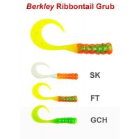 Berkley Ribbontail Grub 3 inch(15 pcs pack) Soft Baits